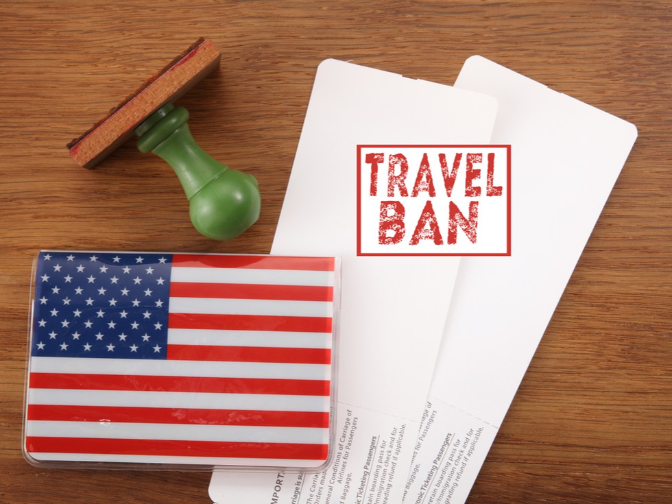 USEinreise Vorläufig keine Aufhebung des "travel ban" Ausdehnung